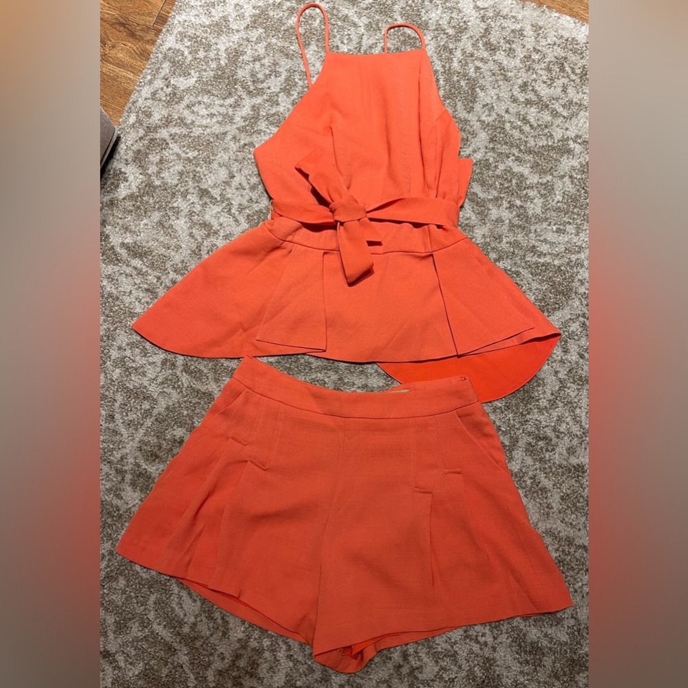 Two Piece Orange Set
